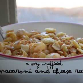 a very unofficial macaroni and cheese recipe